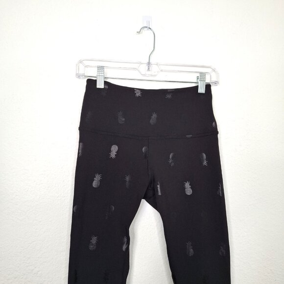 Beyond Yoga High Waisted Pineapple Leggings Sz S Neutral Athleisure Workout Gym - Picture 4 of 15